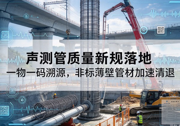 海珠声测管质量新规落地，一物一码溯源，非标薄壁管材加速清退